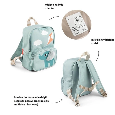 Done By Deer Pierwszy Plecak dla Dziecka Elphee Blue