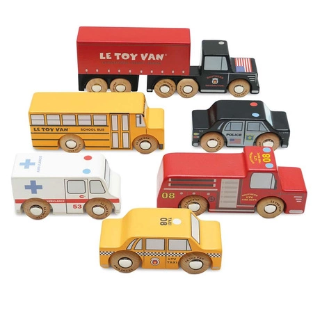 Zestaw samochodów z Nowego Jorku Le Toy Van
