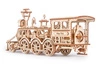 Mechaniczne puzzle 3D – Duża lokomotywa R17 z wagonem i torami