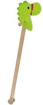 Drewniany smok na kiju, 53909-Goki, zabawki dla dzieci