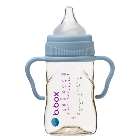 Uchwyt do butelki z PPSU, błękit, b.box