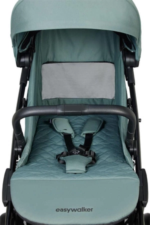 Easywalker Jackey XL Przestronny, samoskładający się wózek spacerowy z kołami XL Forest Green