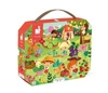 Puzzle w walizce Ogród 36 elementów 4+ Made in France, Janod