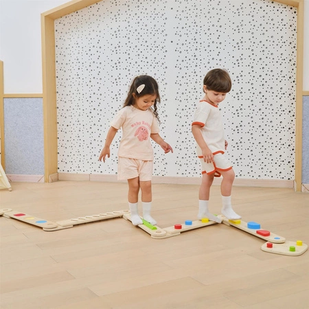 VIGA Drewniana Równoważnia Modułowa Tor Ścieżka Sensoryczna