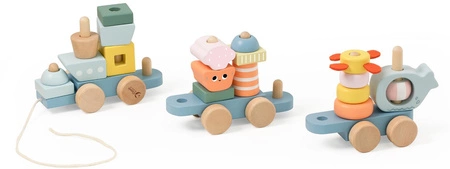 CLASSIC WORLD Montessori Kolejka Ocean Drewniana Układanka