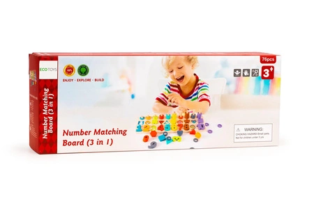 Liczydło dla dzieci sorter układanka 3w1 Ecotoys