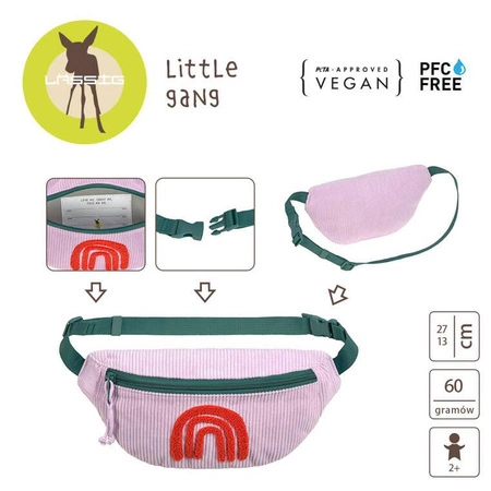 Lassig Mini nerka sztruks Little Gang Rainbow lilac