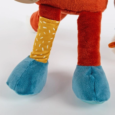 Zabawka rozwojowa Lisek szeleścik grzechotka gryzaczek piszczałka sigikid