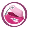SMOBY Różowy jeździk skuter Ciche koła Pink Scooter