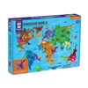 Mudpuppy Puzzle Świat dinozaurów z elementami w kształcie dinozaurów 80 elementów 5+