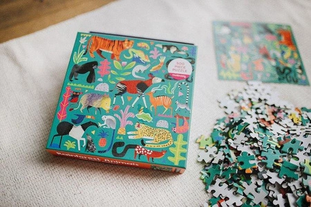 Mudpuppy Puzzle rodzinne Zwierzęta z lasu deszczowego 500 elementów 8+