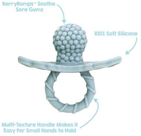 Gryzaczek soczysta malina, niebieski, RaZbaby