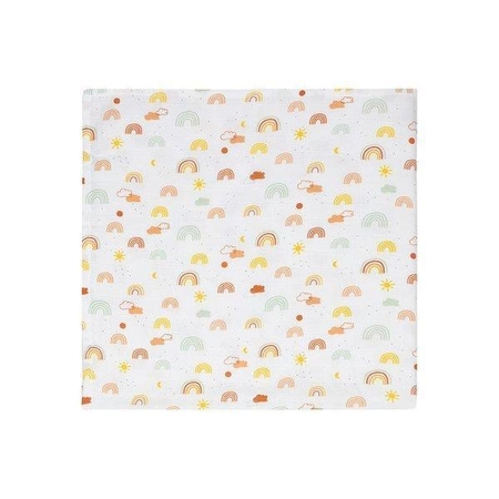 bébé-jou Otulacze bambusowo-muślinowe 70 x 70cm (3 szt.) Rainbow Sky 305103