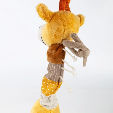 Zabawka rozwojowa Żyrafa szeleścik grzechotka gryzaczek piszczałka sigikid