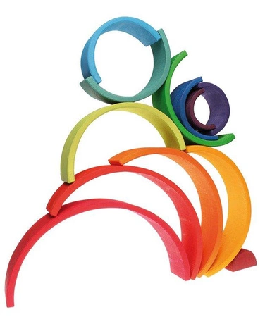 Tęcza 12-elementowa, kolorowa, 3+, Grimm's