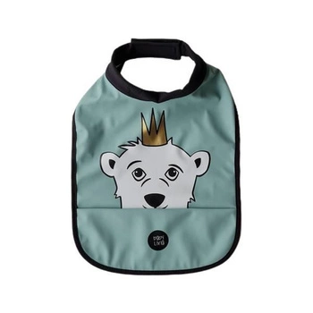 Baby Livia Śliniak Mint Miś 103-10