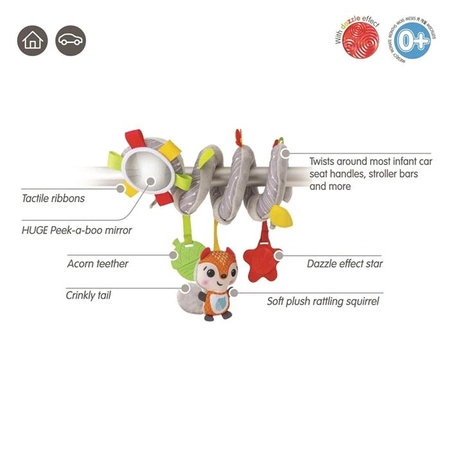 Benbat Spirala edukacyjna zabawka do łóżeczka i wózka