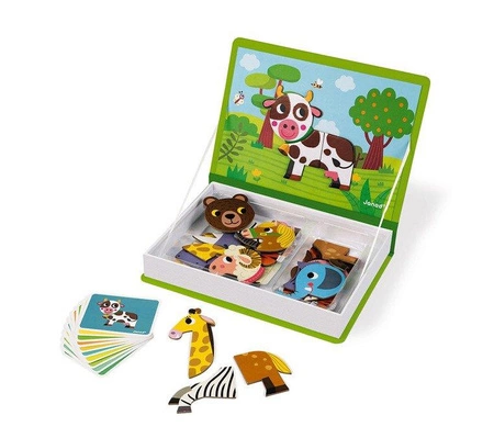 Magnetyczna układanka Zwierzęta Magnetibook, Janod