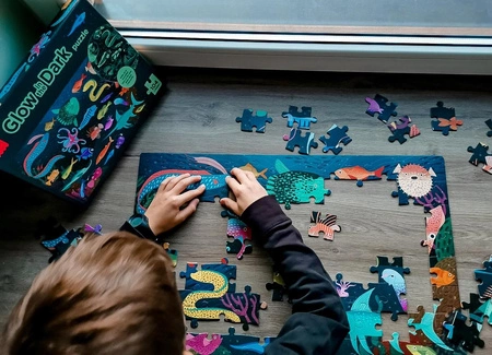 Puzzle świecące w ciemności Apli Kids - Ocean 5+