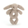 JelllyCat - Króliczek Grzechotka Beżowa 18 cm