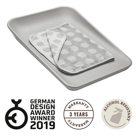 LEANDER - przewijak MATTY™, perłowy szary