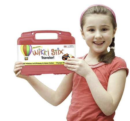 Woskowe sznureczki Wikki Stix - Czerwona walizka XL 144 szt