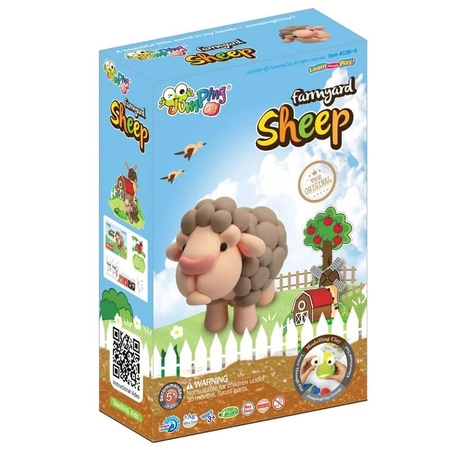 Jumping Clay | Zestaw kreatywny Farma - Owca