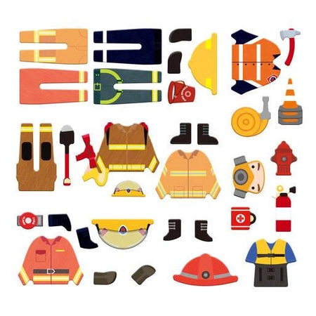 mierEdu Układanka magnetyczna - Strażak ME085