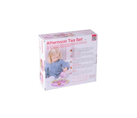 CLASSIC WORLD Drewniany Zestaw do Herbaty 15 el.