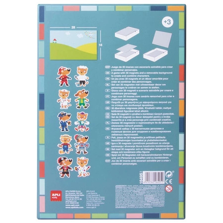 Magnetyczna układanka Apli Kids - Postacie