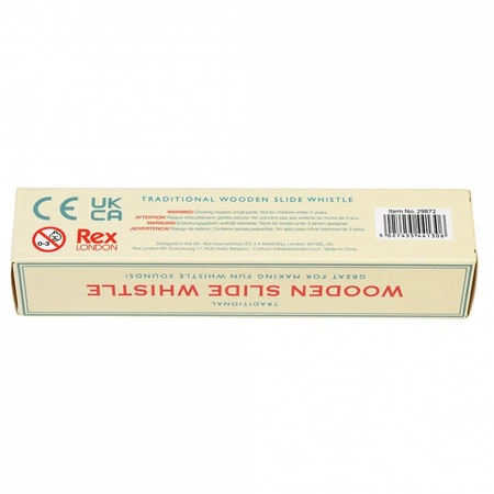 Drewniany gwizdek typu slide, klasyczny, Rex London