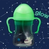 Bidon ze słomką 240ml, Glow in the dark, b.box