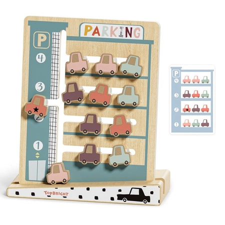 Parking Układanka logiczna dla dzieci 36 mies. + TOPBRIGHT
