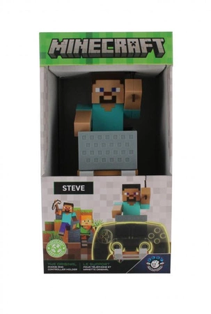 Minecraft stojak na telefon - kontroler (wysokość: 20 cm) - Steve