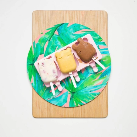 Silikonowe foremki do lodów We Might Be Tiny - Powder Pink