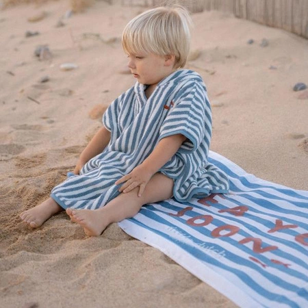 Little Dutch Ręcznik plażowy Ocean Sea Life Ocean Blue