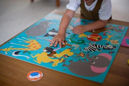 Mudpuppy Puzzle podłogowe Jumbo Zwierzęta Świata 25 elementów 2+