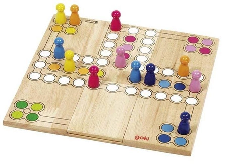 Chińczyk, ruchoma plansza, 56914-goki - gry planszowe