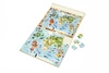 Scratch, 2 w 1 Puzzle magnetyczne i gra obserwacyjna - Mapa świata 80 el.