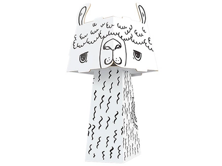 Kolorowanka 3D Cube head Lama 3l+ MONUMI