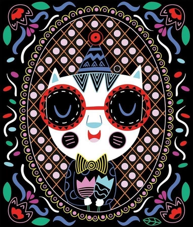 Zestaw kreatywny Do zdrapywania Koty 5+, Janod