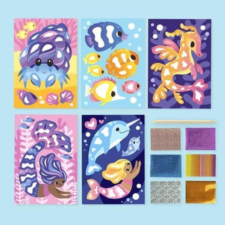 Tiger Tribe Zestaw Artystyczny z Folią - Magiczny Ocean