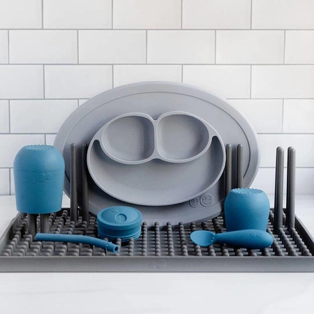 EZPZ Silikonowa suszarka do naczyń szara