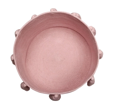 Lorena Canals Kosz dekoracyjny Tassels Pink