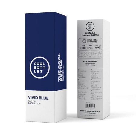 Cool Bottles Butelka termiczna 500 ml Triple cool Vivid Blue
