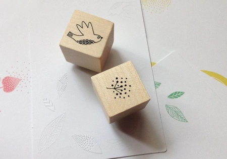 Karty ozdobne z pieczątkami