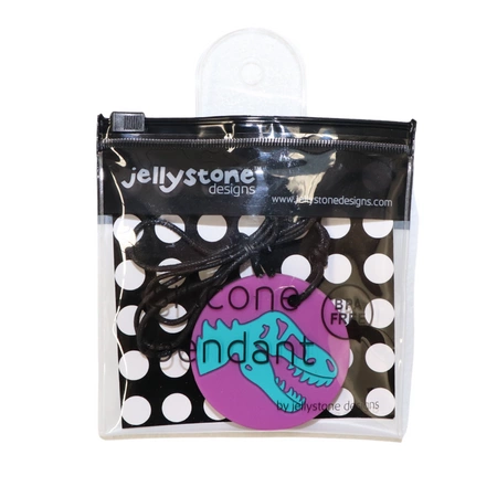 Gryzak terapeutyczny, dinozaur, fioletowy, Jellystone Designs