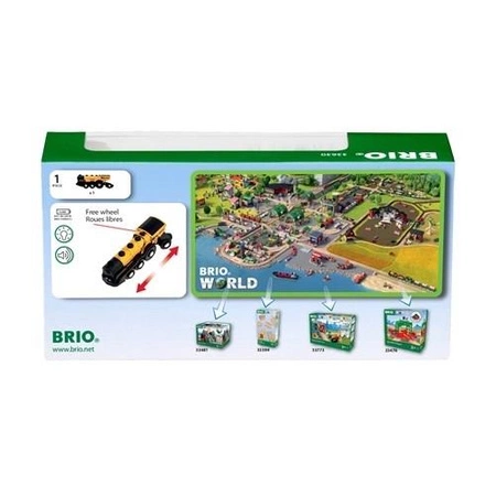 BRIO World Złota Lokomotywa Mighty Gold