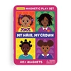 Mudpuppy Magnetyczne postacie Moje włosy, moja korona 4+