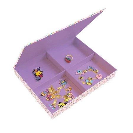 Zestaw kreatywny do tworzenia biżuterii z kurczliwego plastiku Słodkie zwierzaki Kawaii 7+, Janod